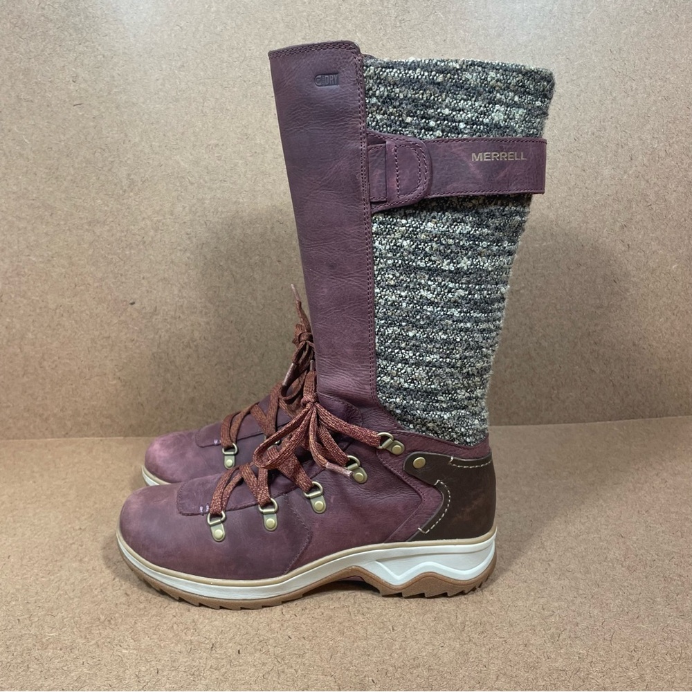 Merrell Eventyr peak waterproof boots winter and rain, womens size 7. #2